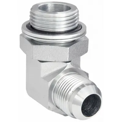 ADAPTALL Hydraulic Hose Adapter: 3/4 in x 1 in Fitting Size, Female x Male, NPTF x NPTF - NPTF-to-NPTF Steel Hydraulic Hose Adapters