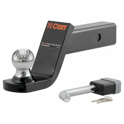 CURT Towing Ball Mount: III, 2 in Ball Dia, Ball Mount Ball Mount - Ball Mount Kits