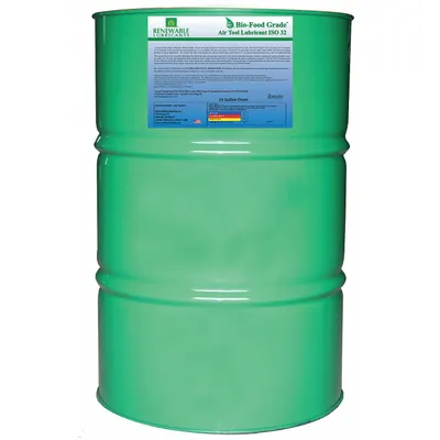 RENEWABLE LUBRICANTS Air Tool Oil: Synthetic, -17°F Min. Op Temp., 250°F Max. Op Temp. - Air Tool Lubricants