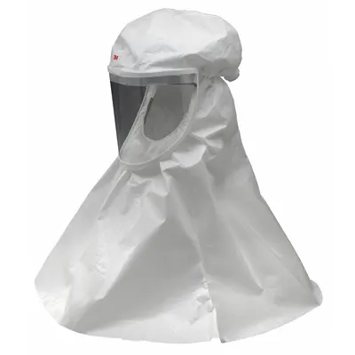 3M General Purpose Headgear, Hood with Shoulder Coverage, M/L, 20 Pack