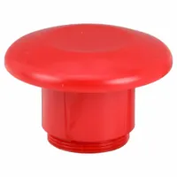 SIEMENS Mushroom Head: 30 mm Panel Size, Non-Illuminated, Non-Metallic, Red (MPN 52RC3D2)
