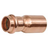 NIBCO Fitting Reducer,2" x 3/4",FTG X Press: Straight, 2 in CTS x 3/4 in CTS size, Press-fit x FTG (MPN 9009205PC)