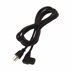 This black institutional bed power cord is designed for use with Drive Medical healthcare beds. It is compatible with Drive Medical model 15303. The cord supplies power to bed systems in medical facilities.
