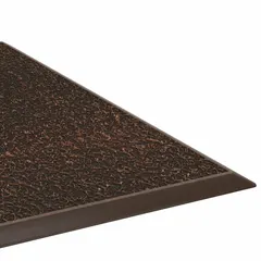 This spaghetti-loop scraper-dryer mat is designed for medium-duty indoor/outdoor use. Its vinyl construction and looped surface effectively scrape dirt and absorb moisture from footwear, helping to maintain clean and safe entryways. The mat measures 4 ft x 6 ft with a 1/2 in thickness.