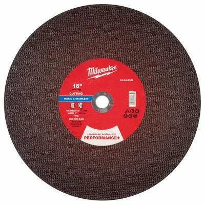 MILWAUKEE 49-94-0183 General Purpose Cut-Off Wheel - General Purpose Cut-Off Wheels for Carbon & Stainless Steel