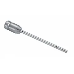 This dispersing tool is designed for mixing, emulsifying, and dispersing solids into liquids. It is compatible with IKA model 0003737001. Typical applications include laboratory and industrial processes in chemical, pharmaceutical, and food sectors.