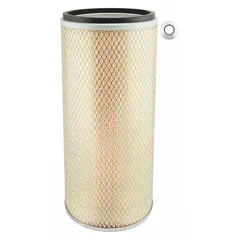 Round/oval engine air filter with axial seal. Inside diameter 21/32 in. Designed for use in International vehicles. Traps airborne contaminants to protect the engine.