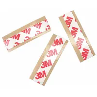 3M Film Tape: Strip, 3/4 in Pre-Cut Wd, 3 in Pre-Cut Lg, 8.3 mil Thick, Acrylic, Polyester Film (MPN 3M GPT-020)