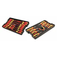 WIHA Insulated Tool Set: Insulated, 28 Total Pcs, Tool Case (MPN 32989)