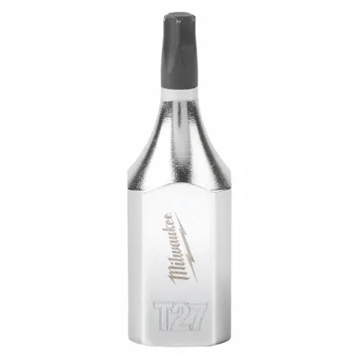 MILWAUKEE Socket: 3/8 in Drive Size, Torx Tip, T27 Tip Size, 1 3/4 in Overall Lg - Torx Bit Sockets