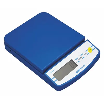 ADAM EQUIPMENT Industrial Bench Scale: 5 3/4 in x 5 3/4 in, Integrated, Dune - Compact Bench Scales