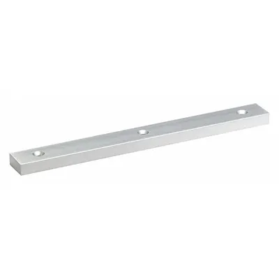 DYNALOCK Filler Plate, 22 in Lg, 1 1/4 in Wd, 5/8 in Ht, Aluminum - Mounting Brackets & Filler Plates