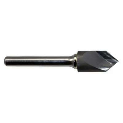 CLEVELAND Fast-Cutting Single-Flute Countersink, 82°, 1 in Body Dia, Carbide - Fast-Cutting Single-Flute Countersinks