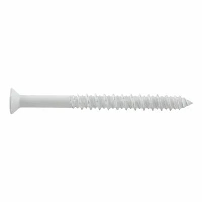DEWALT Flat-Head Screw Anchors, 3/16 in Dia, Steel, Zinc-Plated, Torx, 1,000 PK