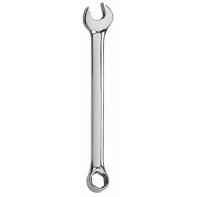 WESTWARD Combination Wrench: Alloy Steel, Chrome, 11/16 in Head Size, 8 7/8 in Overall Lg - SAE 6-Point Combination Wrenches