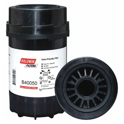 BALDWIN FILTERS Spin-On Oil Filter, M27 x 2.0 Thread, 6-7/8 in Height, B40050 - Spin-On Oil Filters