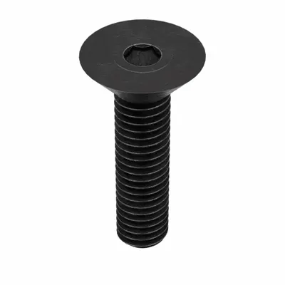 KERR LAKESIDE Socket Flat Head Screw: #10-32 Thread Size, 3/4 in Lg, Flat, Black Oxide - Flat Head Socket Cap Screws