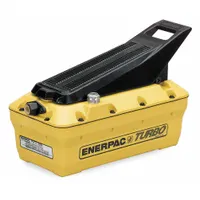 ENERPAC Air Hydraulic Pump: 10,000 psi Max. Op Pressure, 127 cu in Reservoir Capacity, Foot/Hand (MPN PATG1102N)