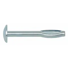 Round steel drive anchors for fastening into concrete and masonry. Each anchor is 2 in overall length. Supplied in a 100-pack.