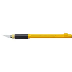 Steel replacement blades with an angled design, 13/16 inch length. Compatible with OLFA handles for precision cutting tasks such as detailed trimming, stencil cutting, and scrapbooking. Fits models 6ZTK0, 6ZTK1, 6ZTK2, and 6ZTK5.