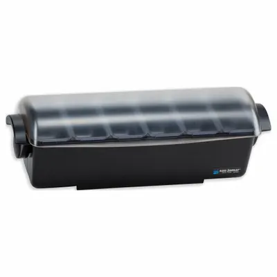 SAN JAMAR Condiment Center: 3 qt Capacity, 6 Compartments, 8 1/2 in Overall Ht - Condiment Bars