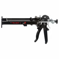 The RED HEAD D100 is an adhesive dispenser designed for use with adhesive anchors. It has an overall diameter of 6.25 inches. This tool is used to support the installation of adhesive anchoring systems in concrete and masonry applications