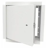 BABCOCK-DAVIS Access Door: 8 in Ht, 8 in Wd, Concealed Hinge, Drywall Bead Flange, Steel, White (MPN BIWK0808)