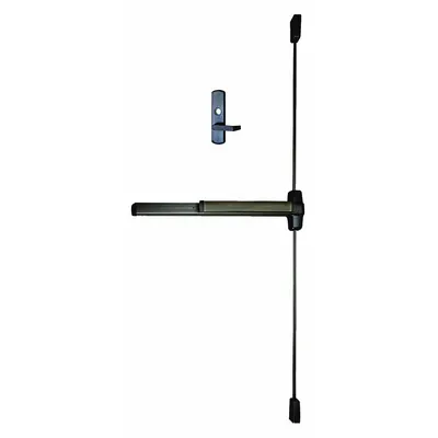 VON DUPRIN 9927L-06 3 313 RHR Surface Vertical Rod Push Bar, Bronze - Surface Vertical Rod Push Bars
