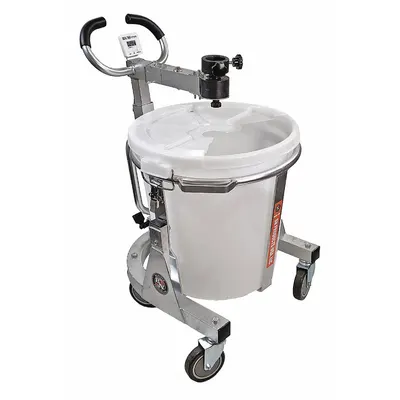 BN PRODUCTS USA Portable Mixing Station: 18 gal Drum Capacity - Concrete Mixer Stands, Carts, Wheelbarrows & Stations