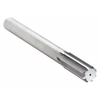 This YANKEE chucking reamer has a 1.125-inch diameter and 1 1/8-inch size, with a straight flute design made from cobalt material and a neutral finish. It is used to enlarge or finish drilled holes to precise diameters in metalworking and machining operations
