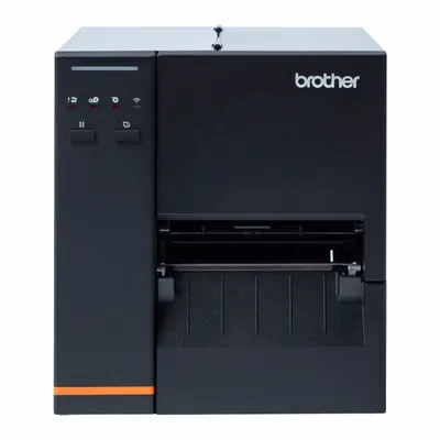 BROTHER Desktop Printer: Direct Thermal/Thermal Transfer, Titan 4010TN, 4.21 in Max. Print Wd - Up to 1,500 Labels per Day