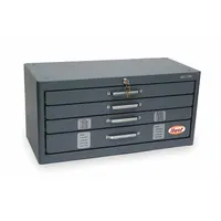 HUOT Tap and Drill Dispenser: 76 Compartments, For M1.6x0.35 to M24x2 Taps (MPN 13599)
