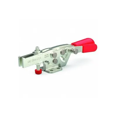 DE-STA-CO Toggle Clamp: Locking Horizontal Handle, Flange Base Mounting, 1.65 in Arm Lg - Standard Toggle Clamps