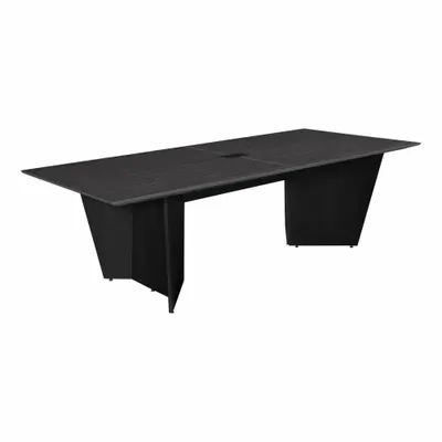 REGENCY Conference Table: Rectangle, Laminate/Melamine, Ash Gray, 96 in Overall Lg - Rectangular Conference Tables