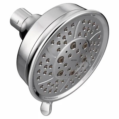 MOEN 3638EP Multi-Pattern Fixed Showerhead, Chrome, 1.75 gpm - Multi-Pattern Fixed Showerheads