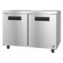 This HOSHIZAKI undercounter refrigerator offers 12 cu ft of cold storage with thermostatic control. It measures 33 5/8 inches high and 31 inches deep, and is Energy Star Compliant for reduced energy consumption. Suitable for commercial kitchens, bars, and foodservice operations where space-saving undercounter refrigeration is needed.