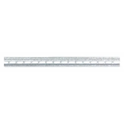 SQUARE D Terminal Block Mounting Channel: NEMA, Std, 36 in Overall Lg, Steel - Mounting Channels for Terminal Blocks
