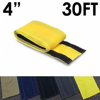 ELECTRIDUCT Cable protector: 4 in Overall Wd, 30 ft Lg, Nylon - Fabric Hook-and-Loop Cable Floor Covers