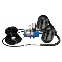 ALLEGRO Supplied Air Pump Package: 50 ft Hose Lg, 1 1/2 hp Pump Horsepower, Full Hood, Allegro 9903 (MPN 9245-02)