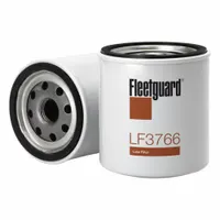 FLEETGUARD Automotive Oil Filter: 3/4"-16 UNF-2B Thread Size, 5 3/8 in Overall Ht, 10 in Overall Lg (MPN LF3766)