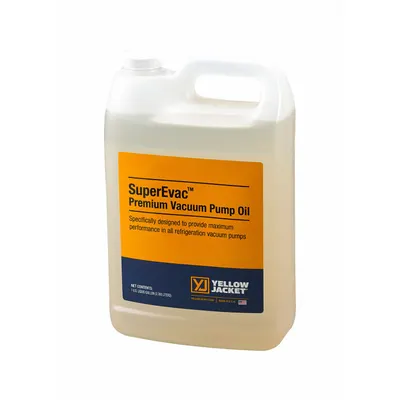YELLOW JACKET Refrigerant Evacuation Pump Oil: ISO-39, 1 gal Container Size - Oil for Evacuation Pumps