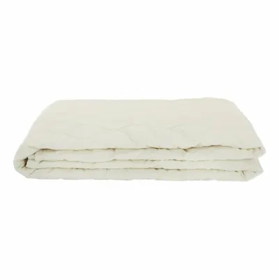 MARTEX Mainspread Twin Quilted Bedspread, Bone, 110x81 in - Bedspreads