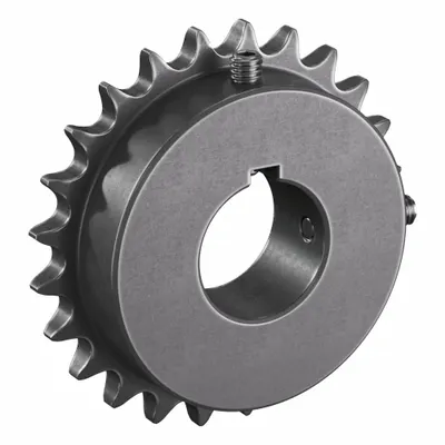TRITAN Roller Chain Sprocket: 40, For 1/2 in Chain Pitch, 1 3/8 in Bore Dia, 24 Teeth - Size 40 Fixed-Bore Roller Chain Sprockets