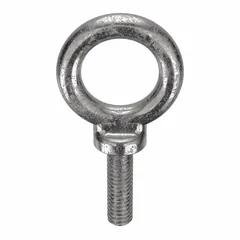 Shouldered eye bolt for lifting, rigging, and securing loads. Made from 316 stainless steel with a plain finish. Thread size 5/16"-18. Nut not included. Manufactured in the USA.