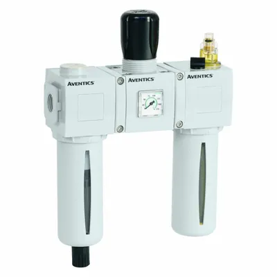 NUMATICS Filter/Regulator/Lubricator Assembly: 1/4 in NPT, 1,250 lpm, 10 bar Max Op Pressure - Numatics Filter, Regulator & Lubricators (FRLs)