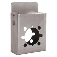 KEEDEX Weldable Gate Box: Weldable Gate Box, Steel, 7 Mounting Holes, Hardware Included, Silver (MPN K-BXRHO)