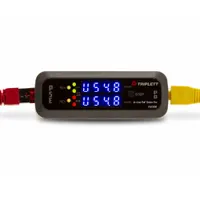 TRIPLETT In-Line PoE Tester Pro: Base Model, POE3000, CAT5/CAT6/CAT6A/CAT7, Ethernet, RJ45, Digital