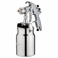 DEVILBISS Spray Gun Kit: 8 in, 1/4 in Air Inlet Size, Dyes/Glazes/Lacquers/Paints/Stains, BSP/NPS (MPN ADV-S430-18)