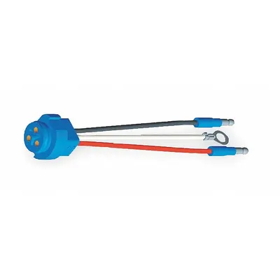 GROTE Pigtail: Slim-Line 0.18 in Male Bullet/Ring Terminal/Straight Male Pin, 3 Wires - Automotive Pigtails