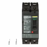 Molded Case Circuit Breaker: 100 A Amps, 25kA at 240V AC, Fixed, Line/Load Lug, Non-Applicable, HD (MPN HDL26100)